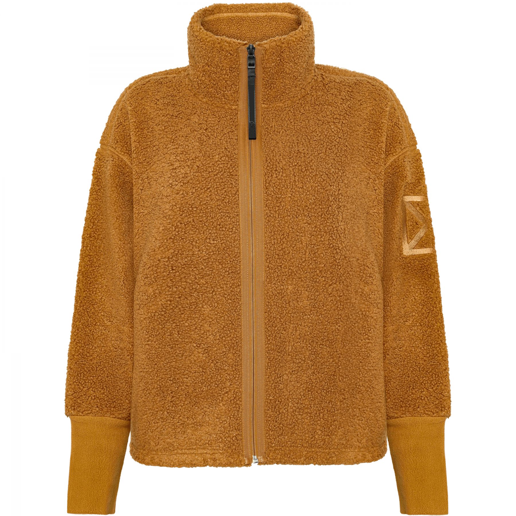 Didriksons Mella FZ 3, chaqueta polar, mujer, spice brown