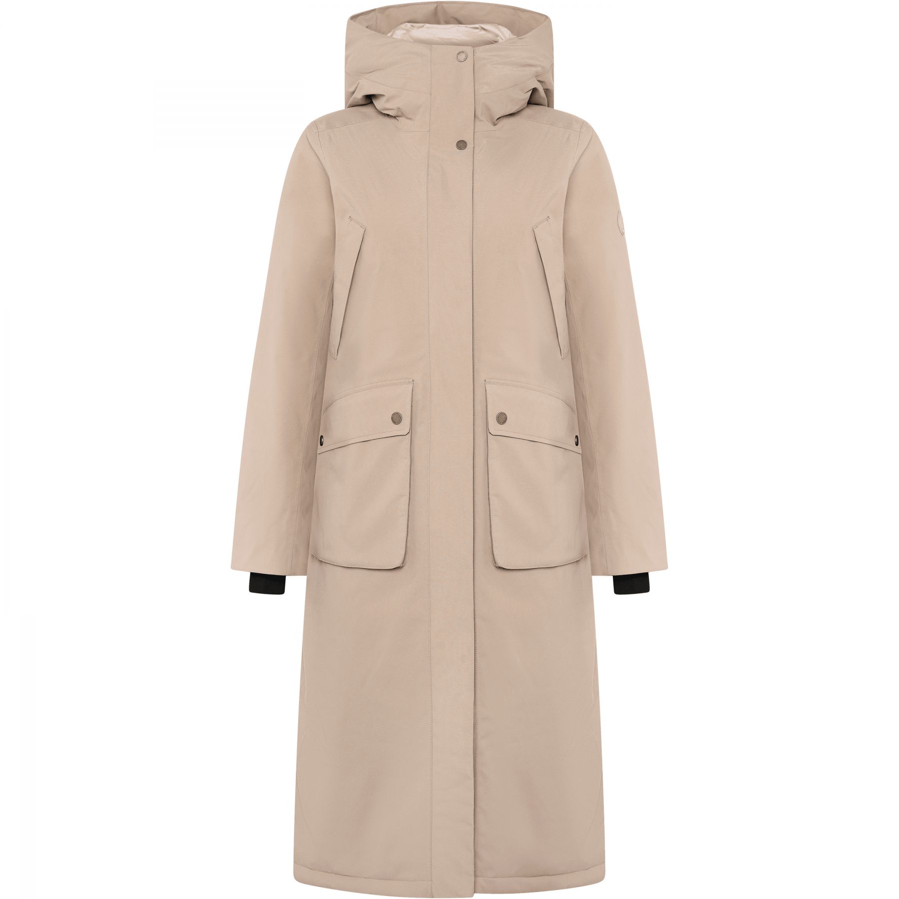 Didriksons Melody 2 Long, parka, mujer, beige