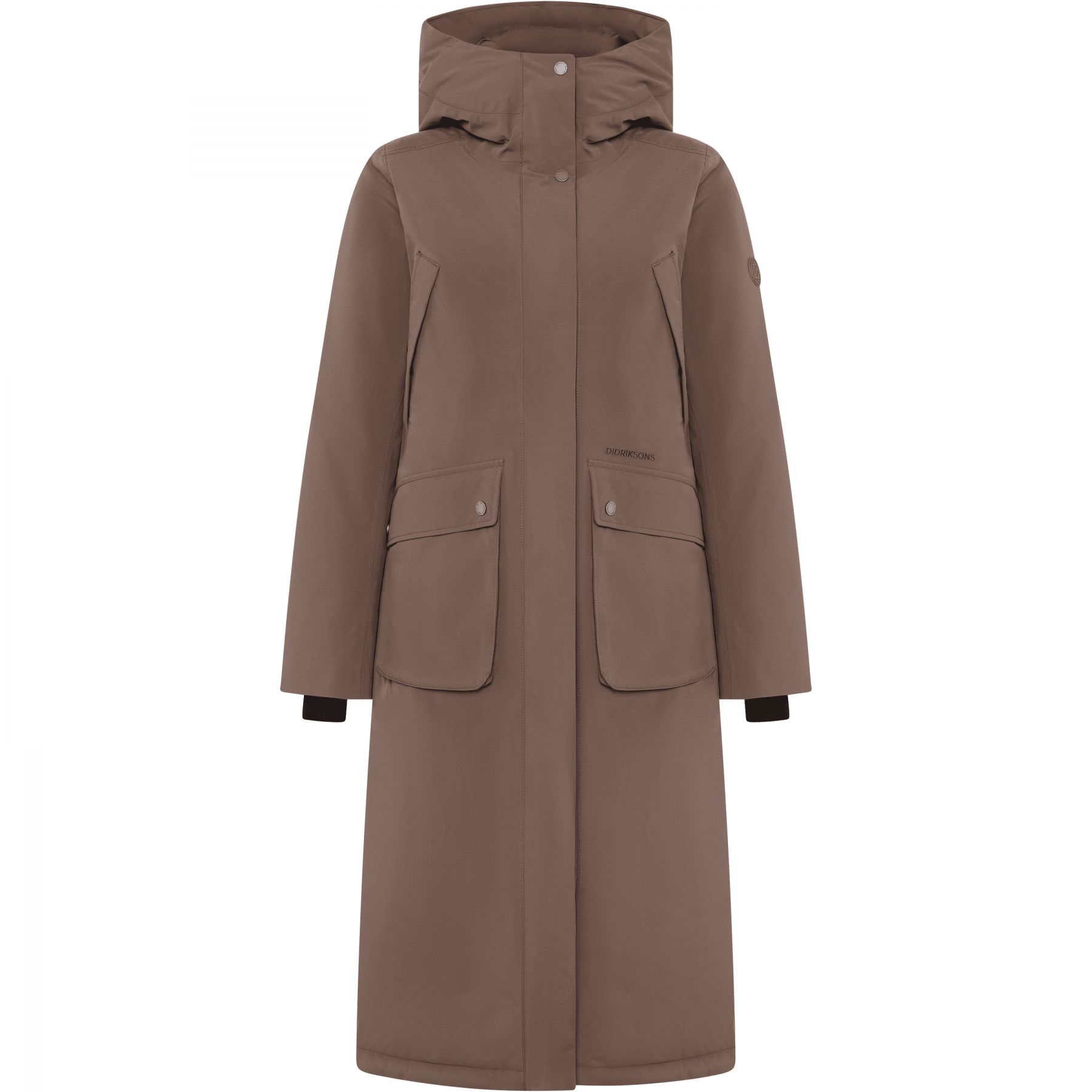 Didriksons Melody 2 Long, parka mujer, mocha brown