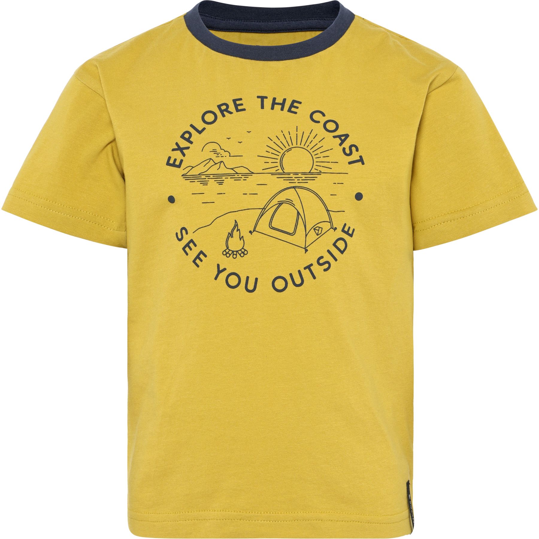 Didriksons Mynta, camiseta, junior, amarillo