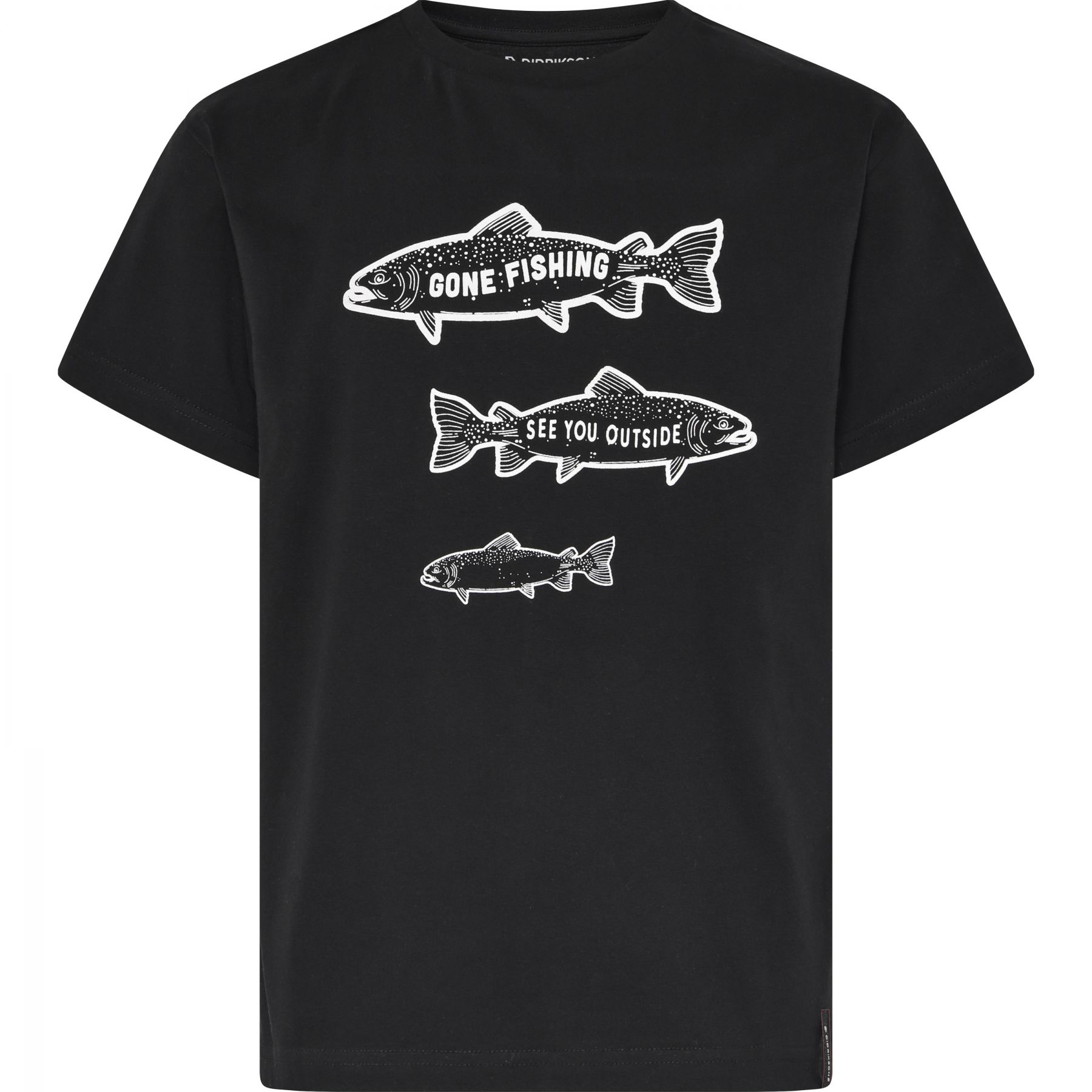 Didriksons Mynta, camiseta, junior, negro