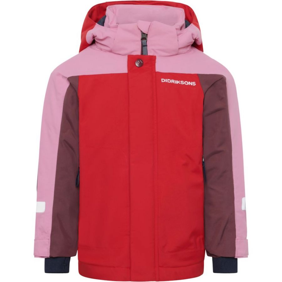 Didriksons Neptun, chaqueta de esquí, junior, rojo