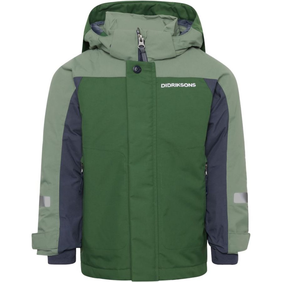 Didriksons Neptun, chaqueta de esquí, junior, verde oscuro