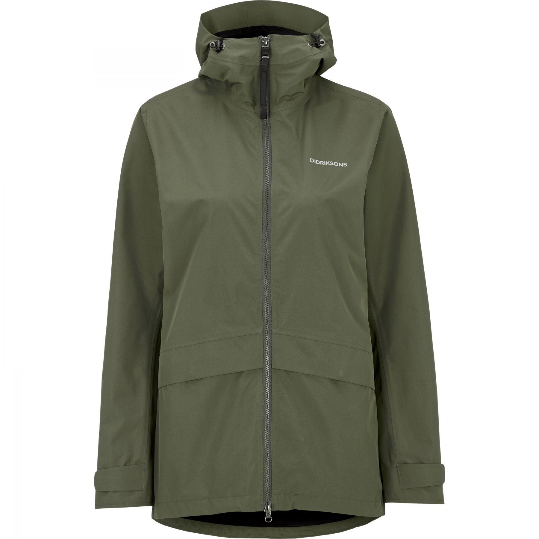 Didriksons Nordic, chubasquero, mujer, verde oscuro