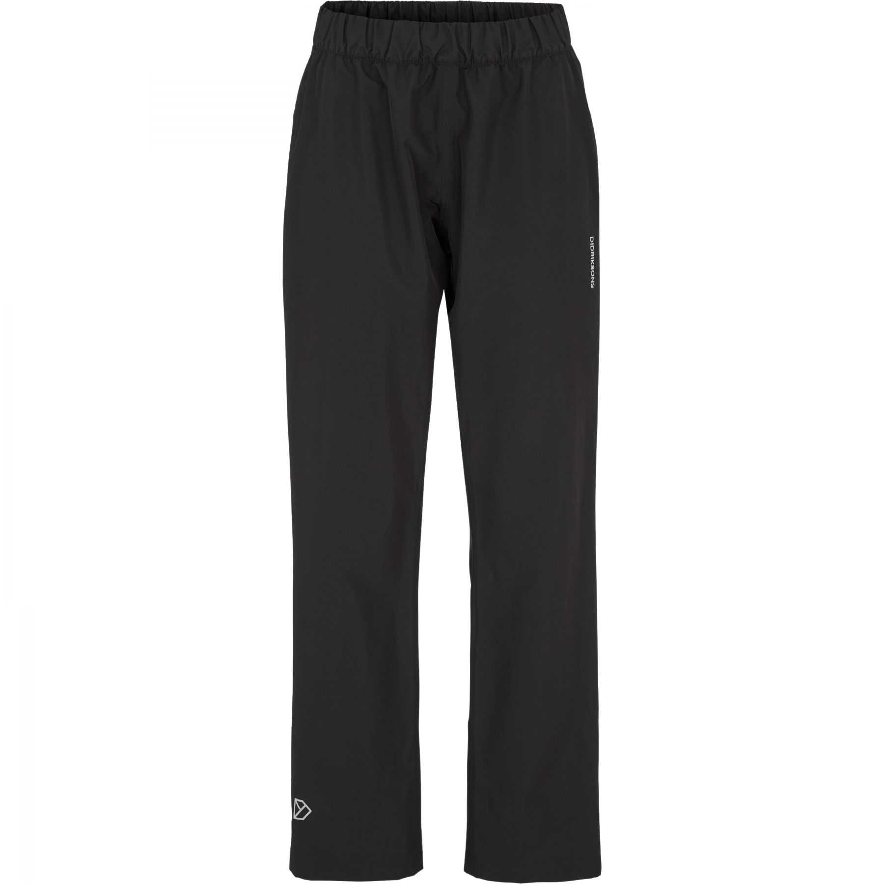 Didriksons Nordic, pantalón de lluvia, señora, negro