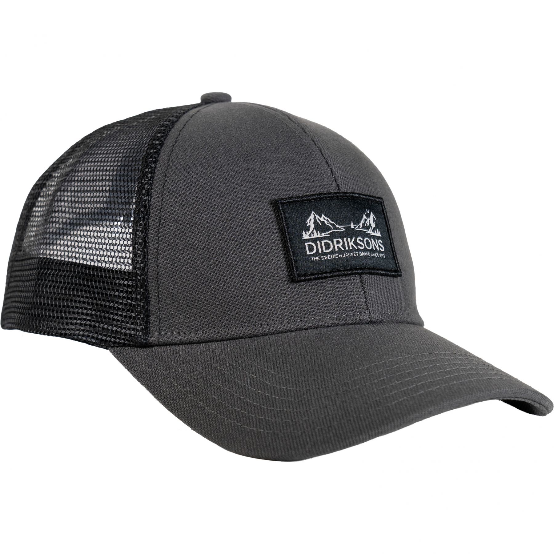 Didriksons Pellas, gorra, black/grey
