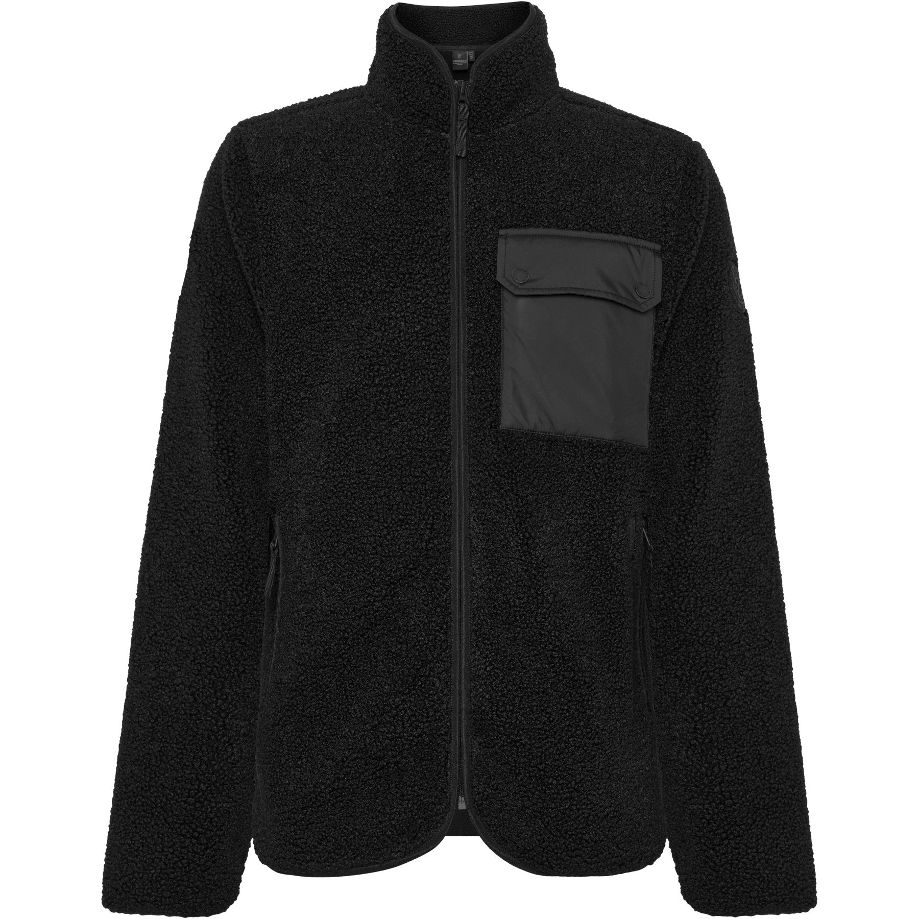 Didriksons Peter 3, chaqueta polar, hombre, negro