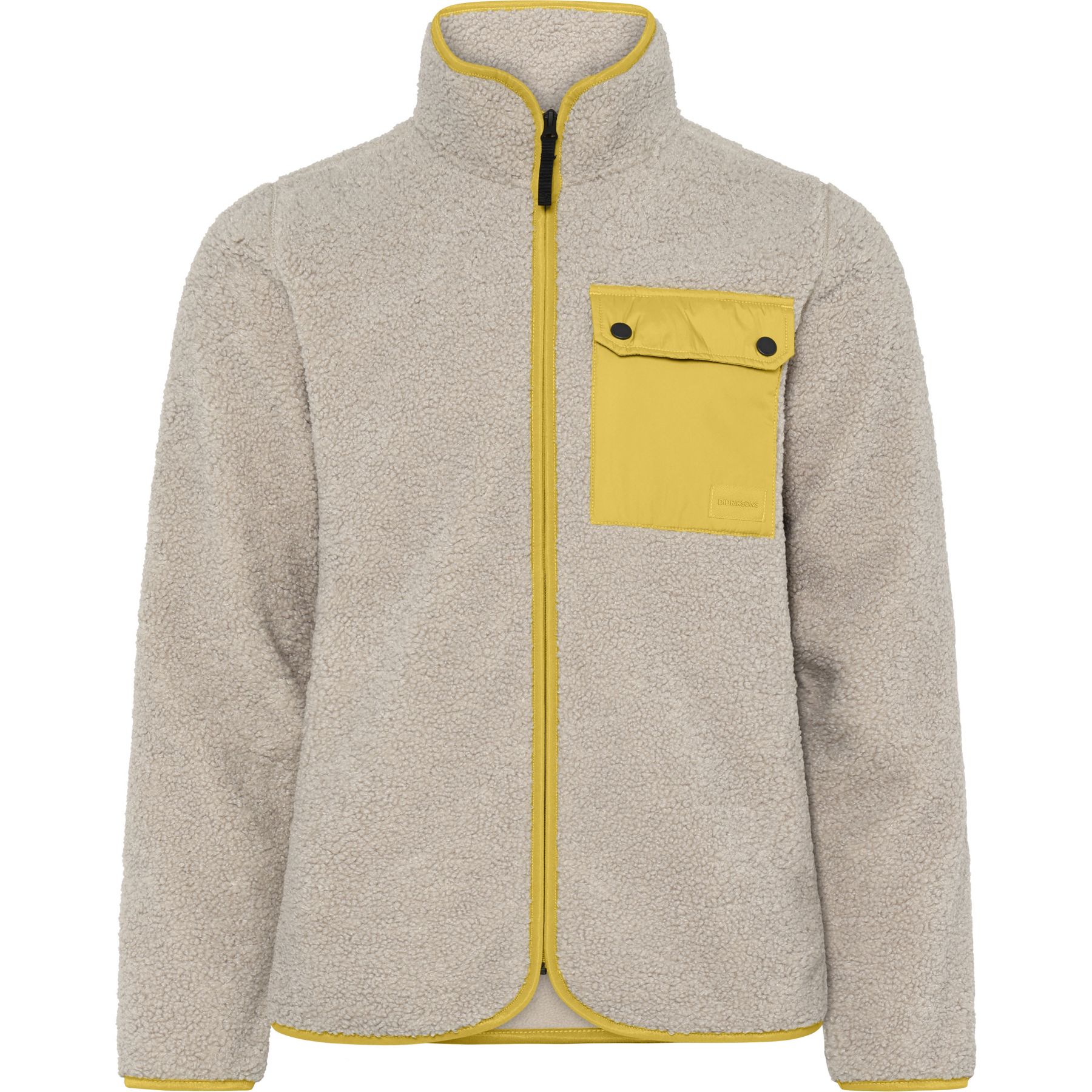 Didriksons Peter, chaqueta polar, hombre, yellow pollen