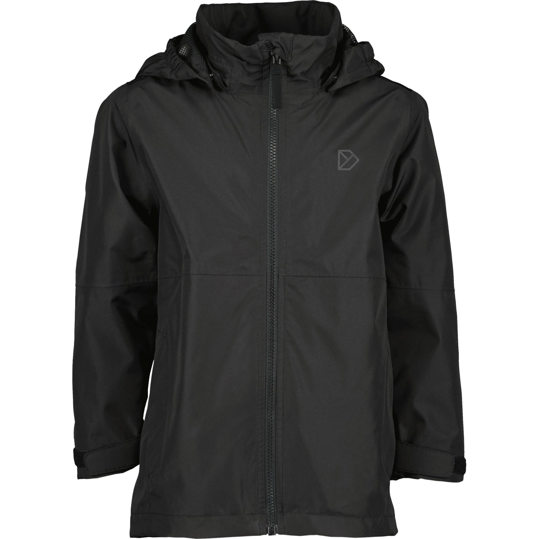 Didriksons Piko, chaqueta impermeable, junior, negro