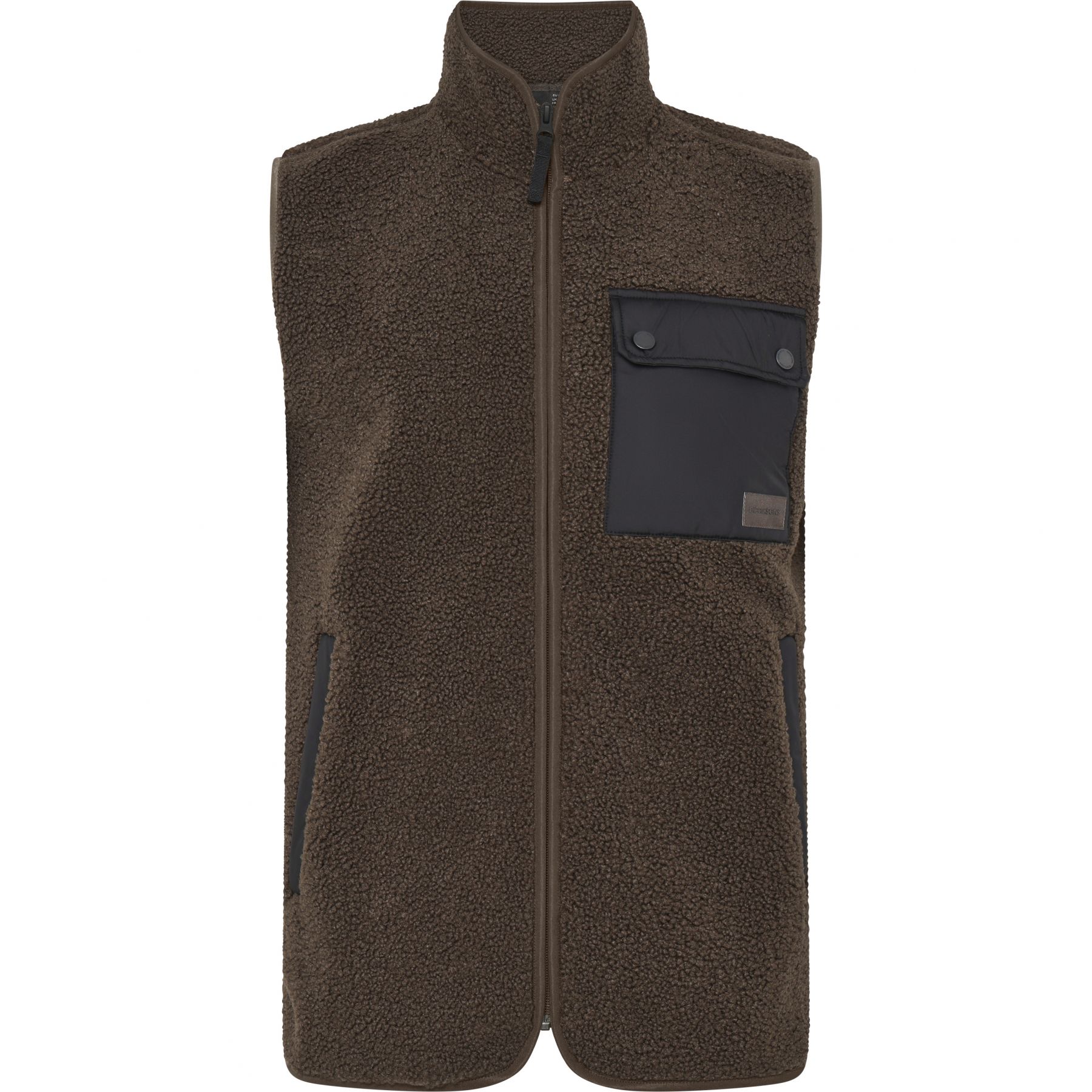 Didriksons Rasmus, chaleco polar, hombre, dark mocha