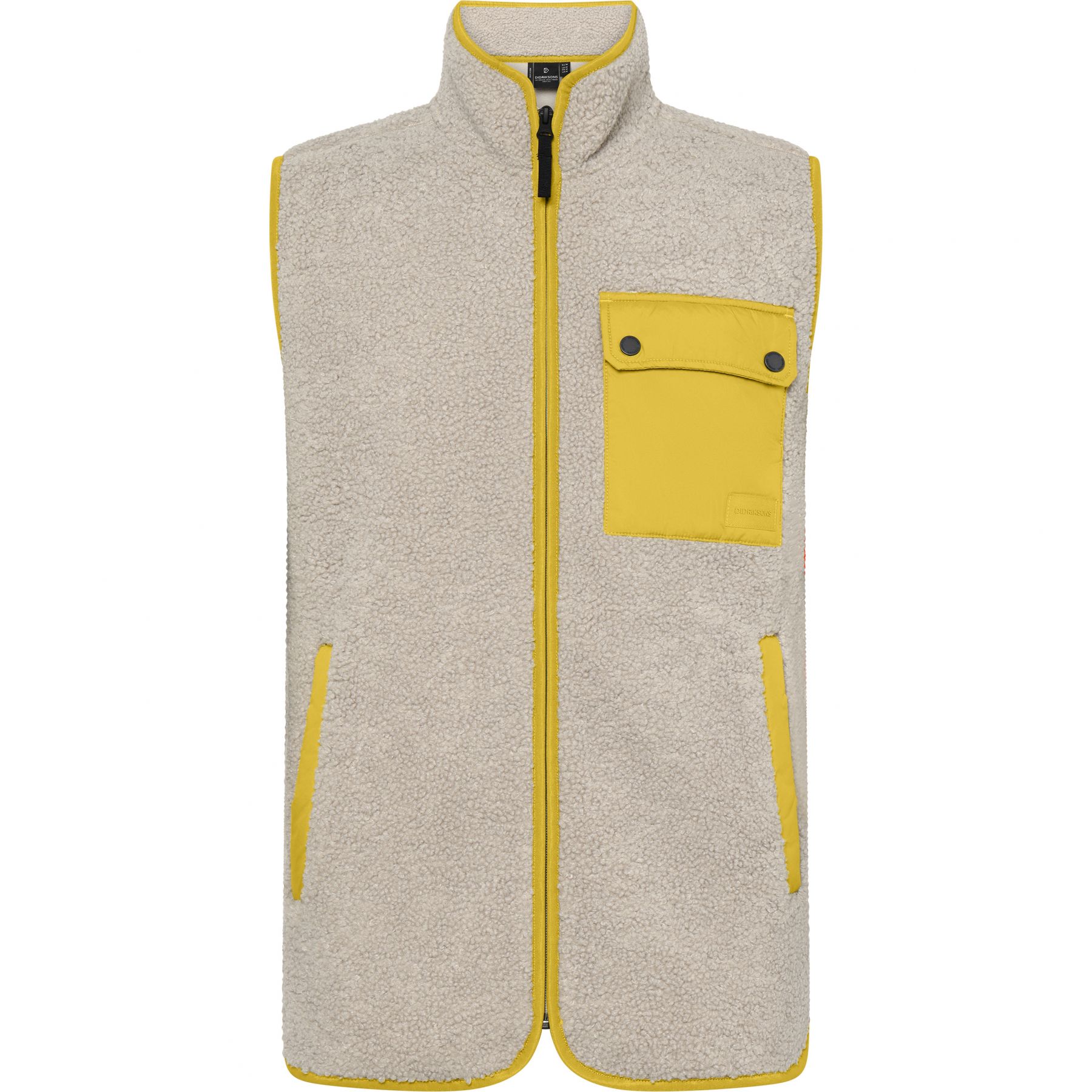 Didriksons Rasmus, chaleco polar, hombre, yellow pollen