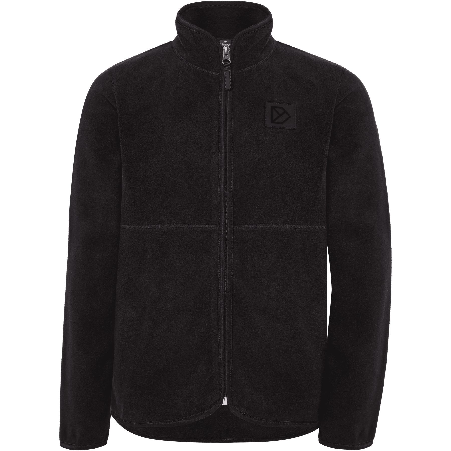 Didriksons Rubi FZ, chaqueta polar, junior, negro
