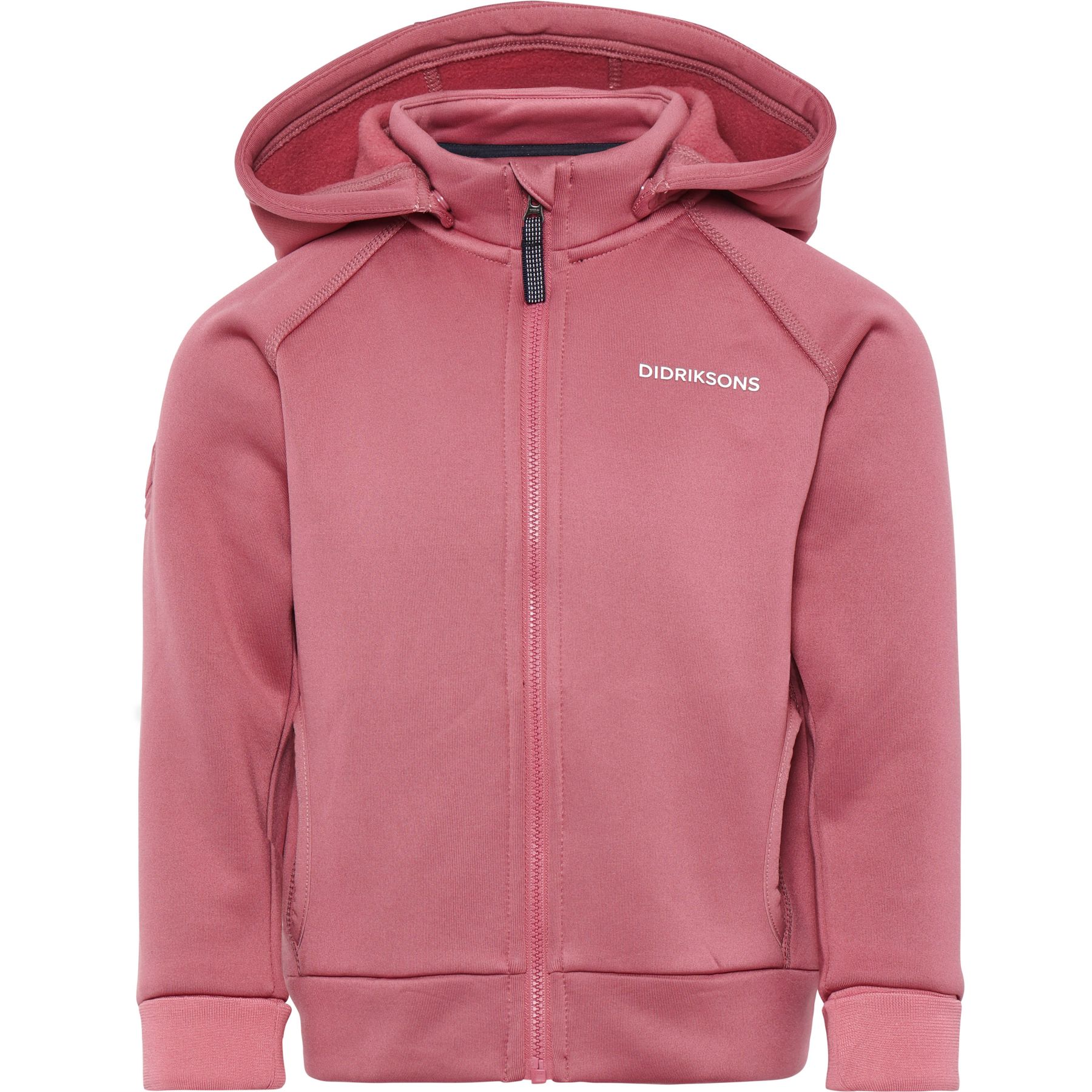 Didriksons Siljan, sudadera con capucha, junior, rosa