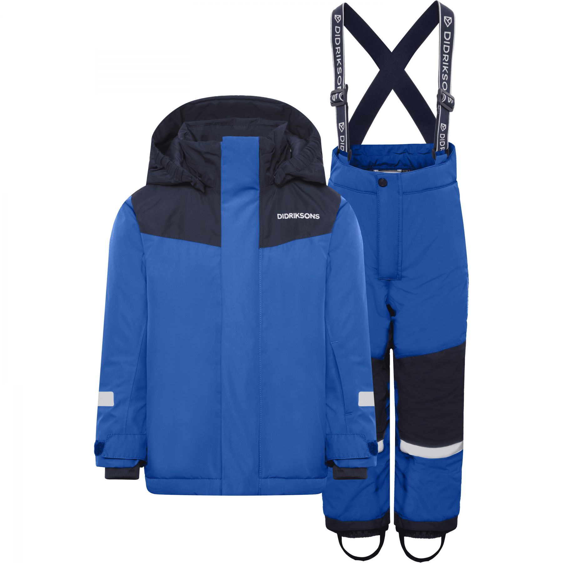 Didriksons Skare 2, conjunto de esquí, niños, azul