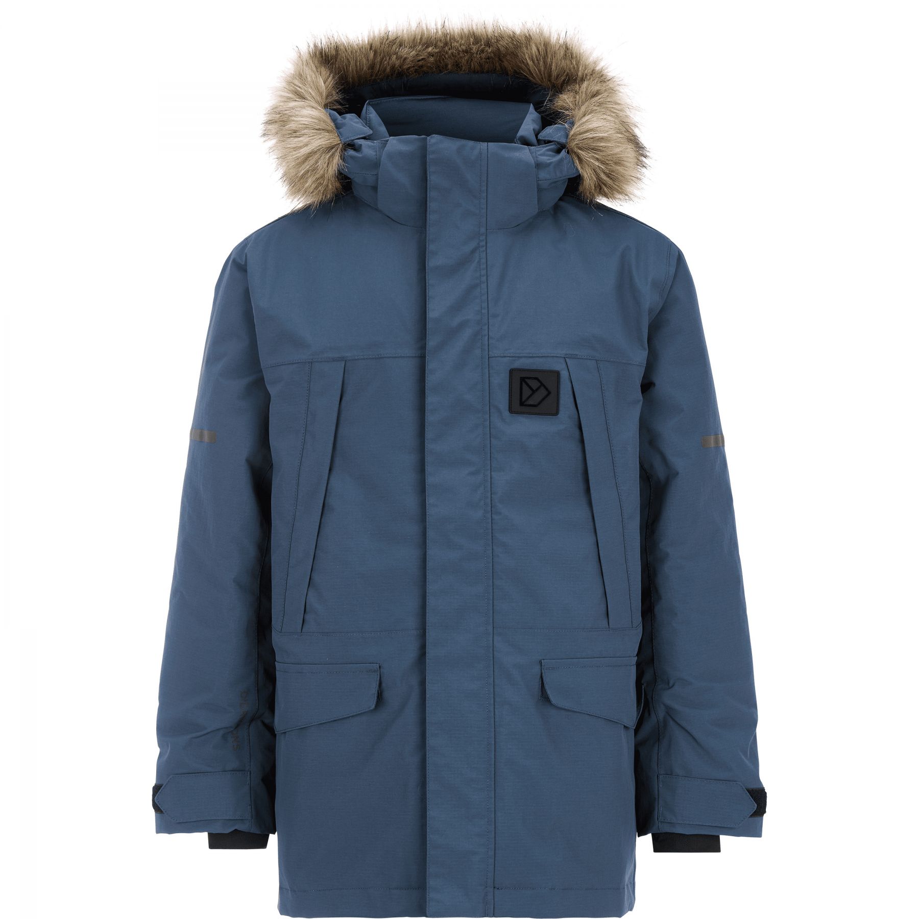 Didriksons Sylvin, parka, junior, azul