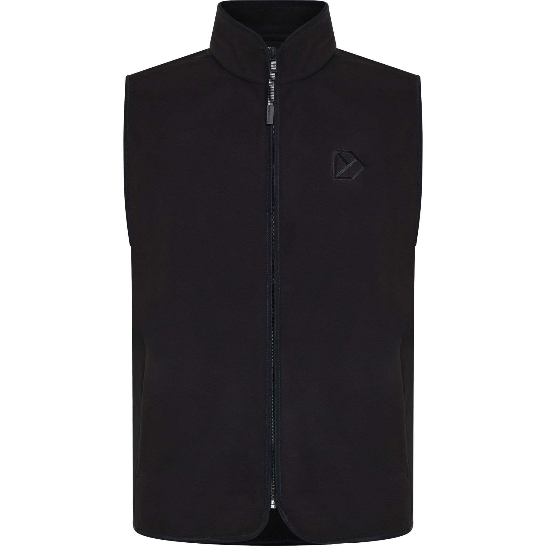 Didriksons Tino, chaleco polar, hombre, negro
