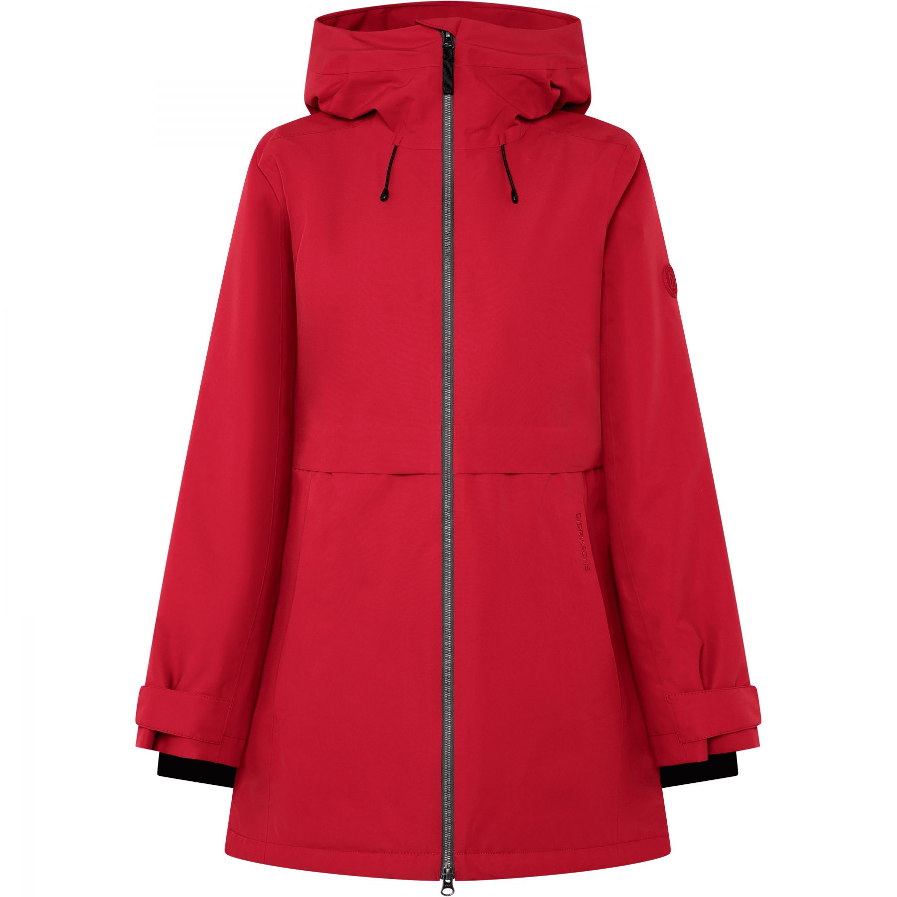 Didriksons Tiril, parka, mujer, rojo oscuro