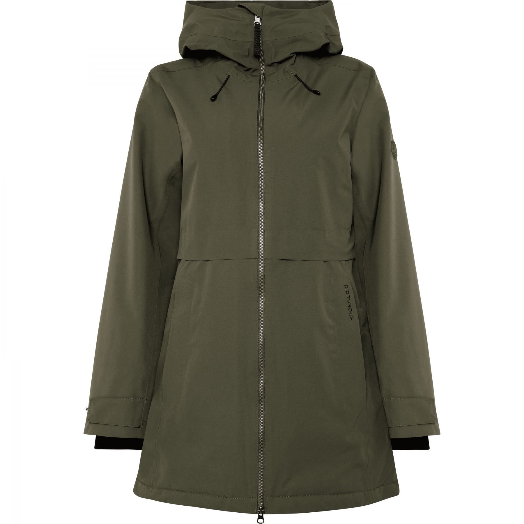 Didriksons Tiril, parka, mujer, verde oscuro
