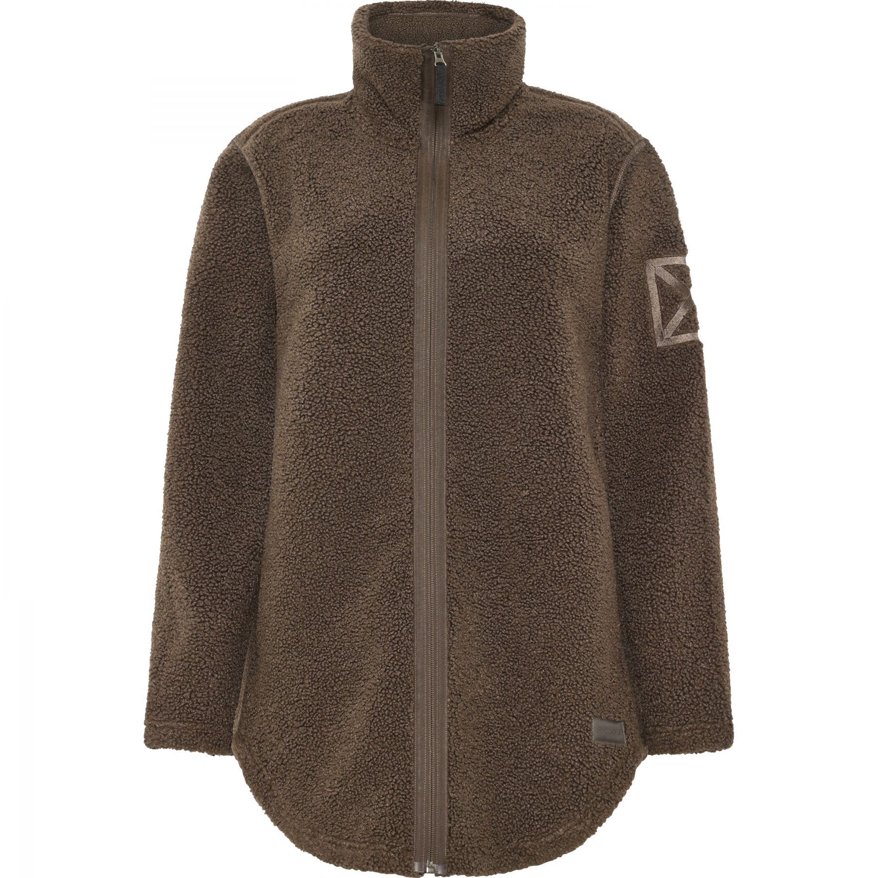 Didriksons Umi, abrigo polar, mujer, dark mocha