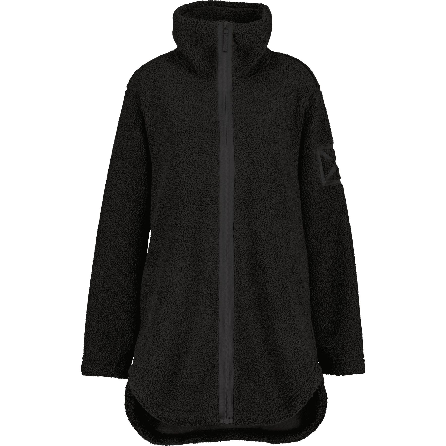 Didriksons Umi FZ 4, chaqueta polar, mujer, negro