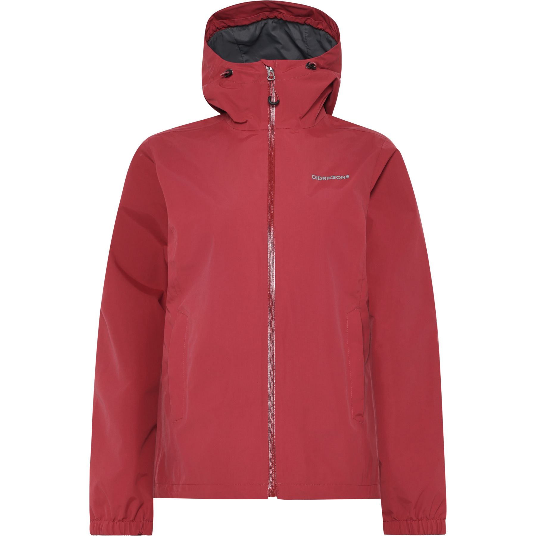 Didriksons Varja, chaqueta impermeable, mujer, spring red