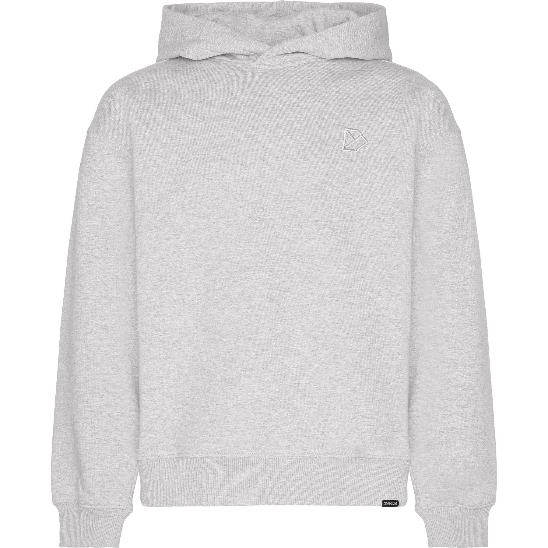 Didriksons Ven, sudadera con capucha, junior, gris claro