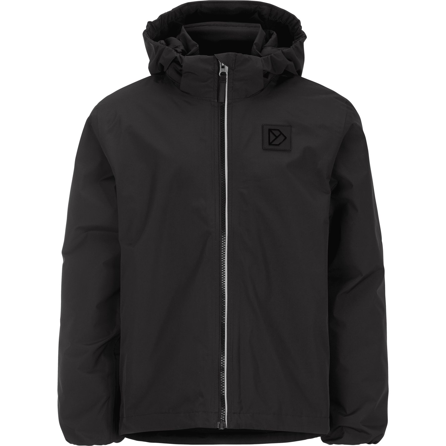 Didriksons Volt, chaqueta impermeable, junior, negro