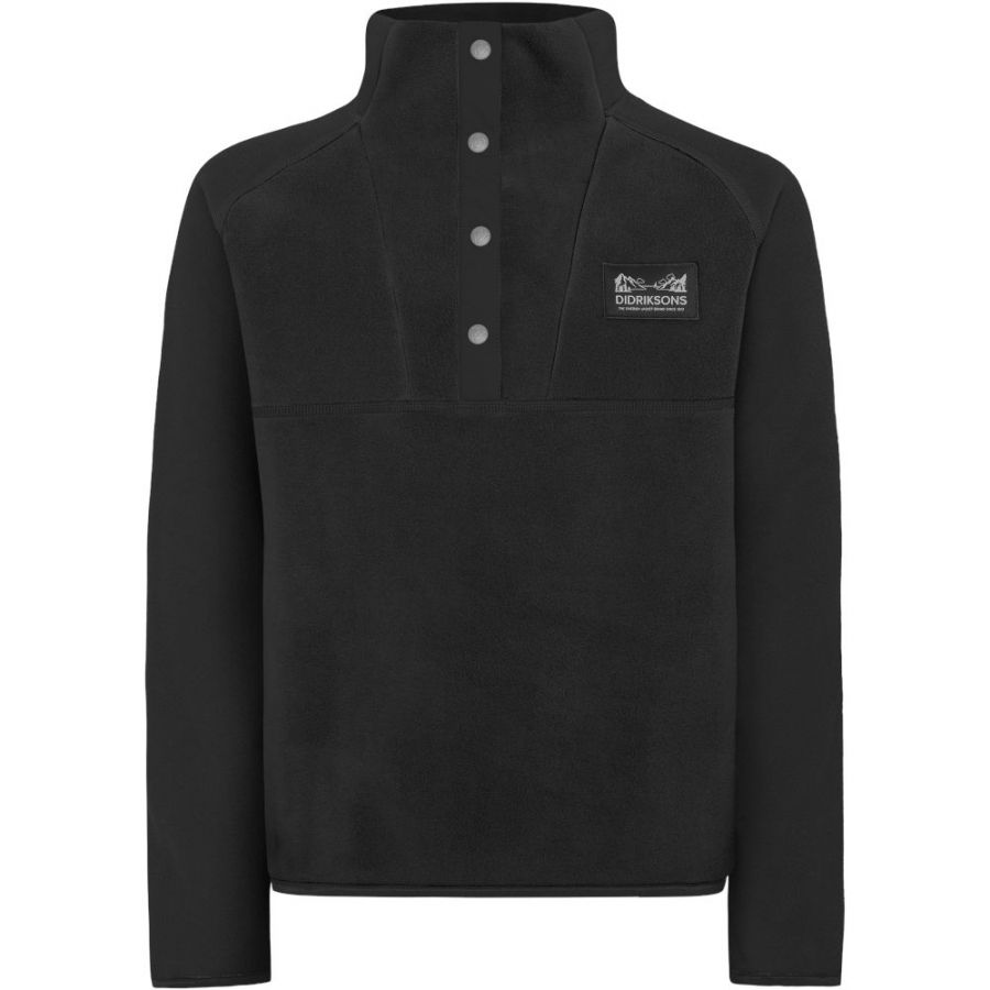 Didriksons Yokto, sudadera polar, junior, negra