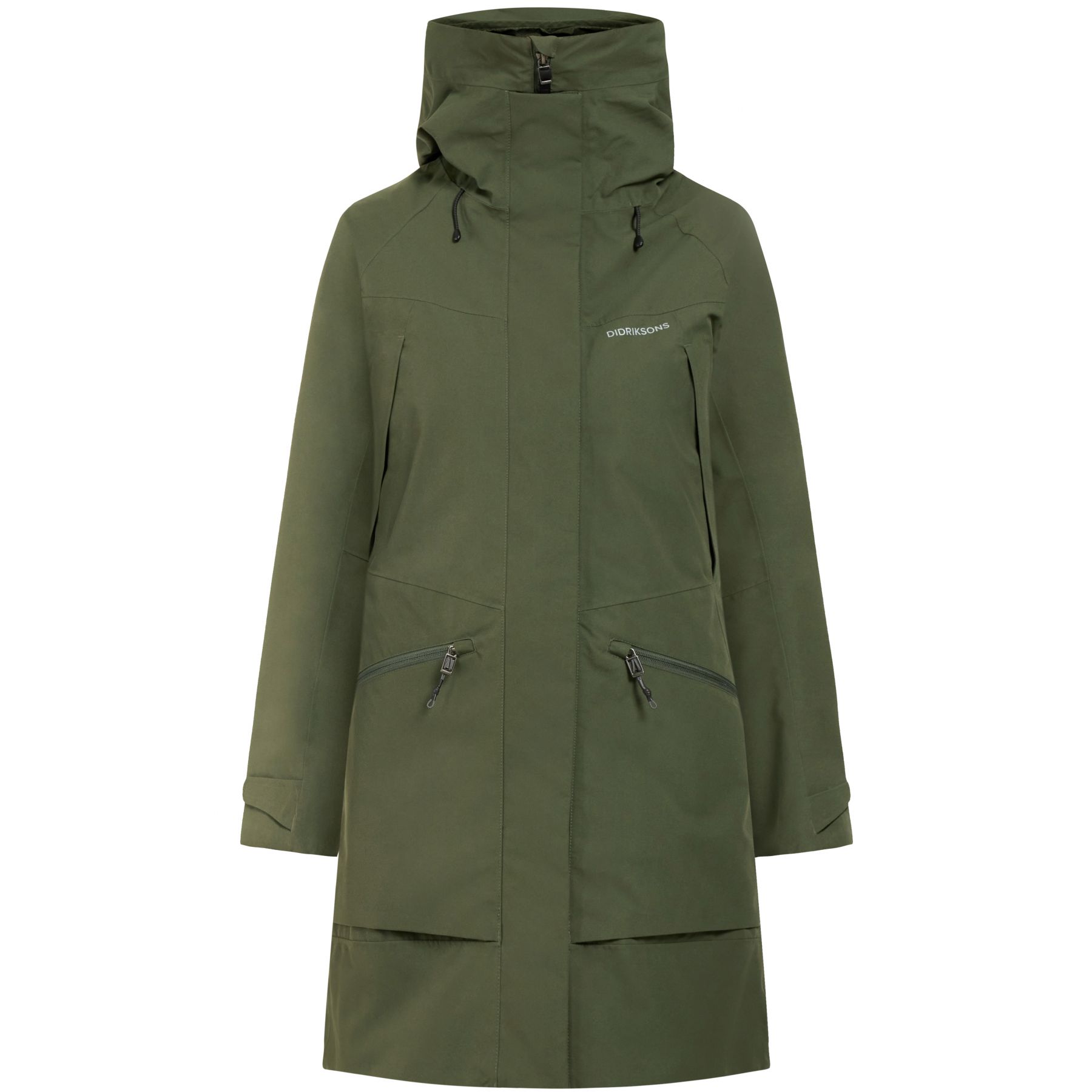 Didriksons Ilma, impermeable, mujer, verde oscuro