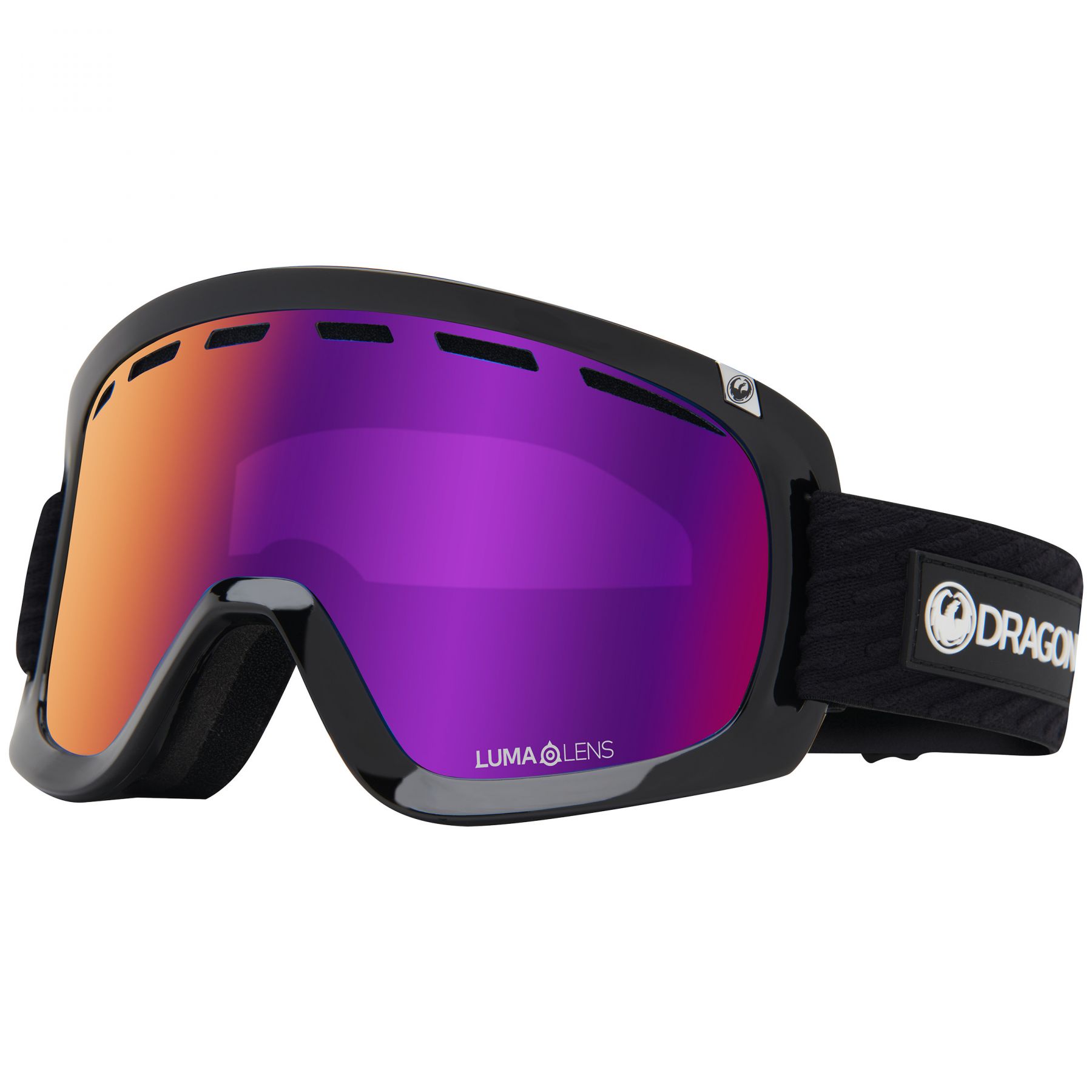Dragon D1 OTG, gafas de esquí, icono púrpura