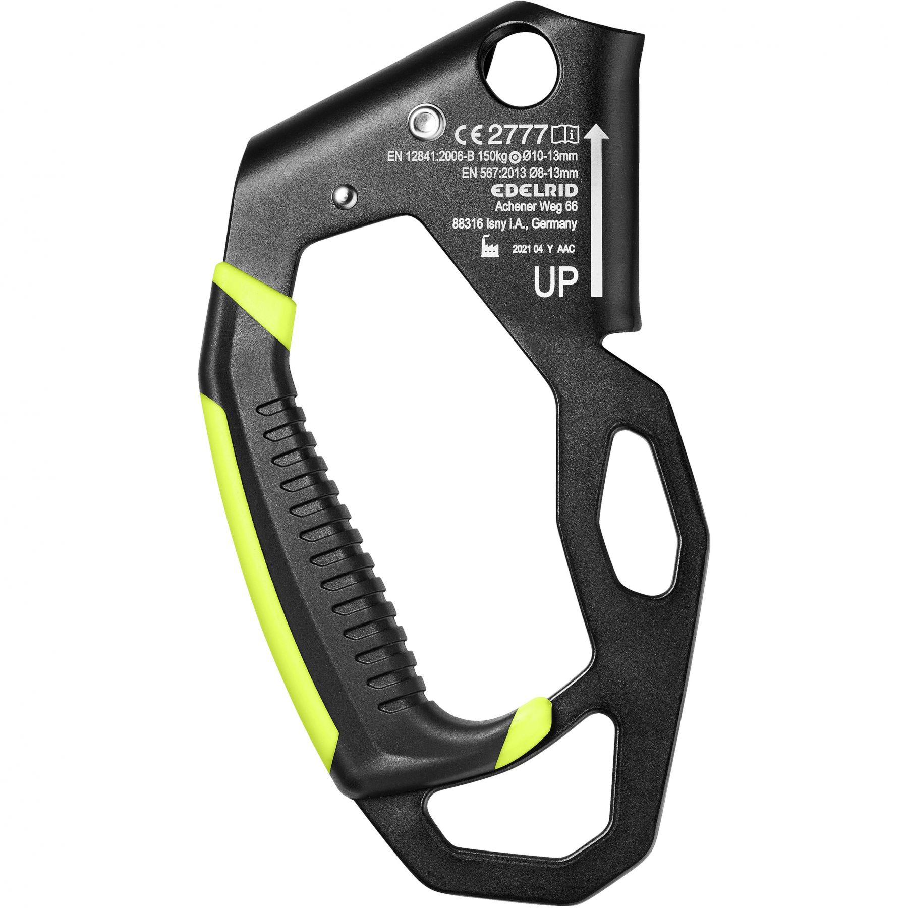 Edelrid Hand Cruiser, dispositivo, unisex, negro/verde
