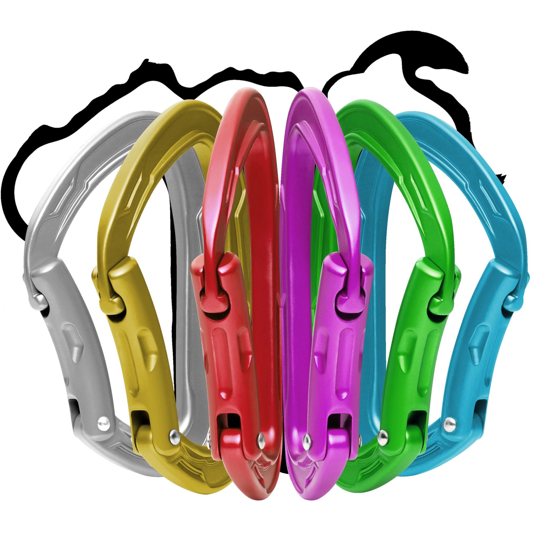 Edelrid Mission Juego de Mosquetones, 6 piezas.
