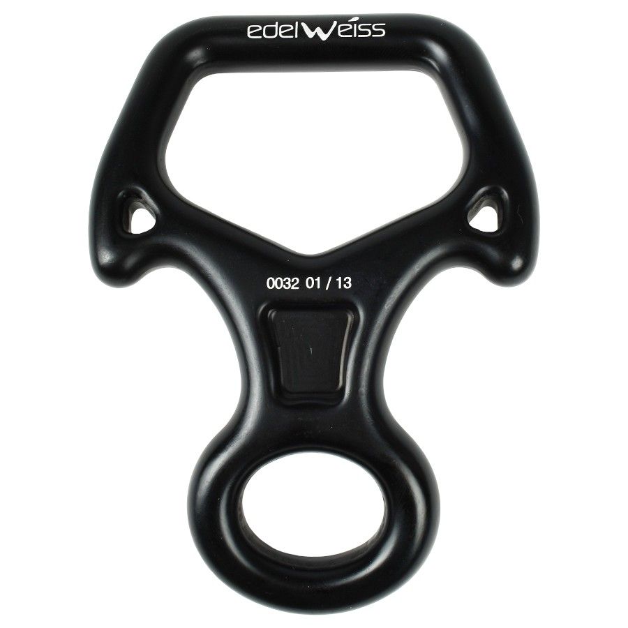 Edelweiss Belay Descent Device D8 Light Alloy, equipo de escalada