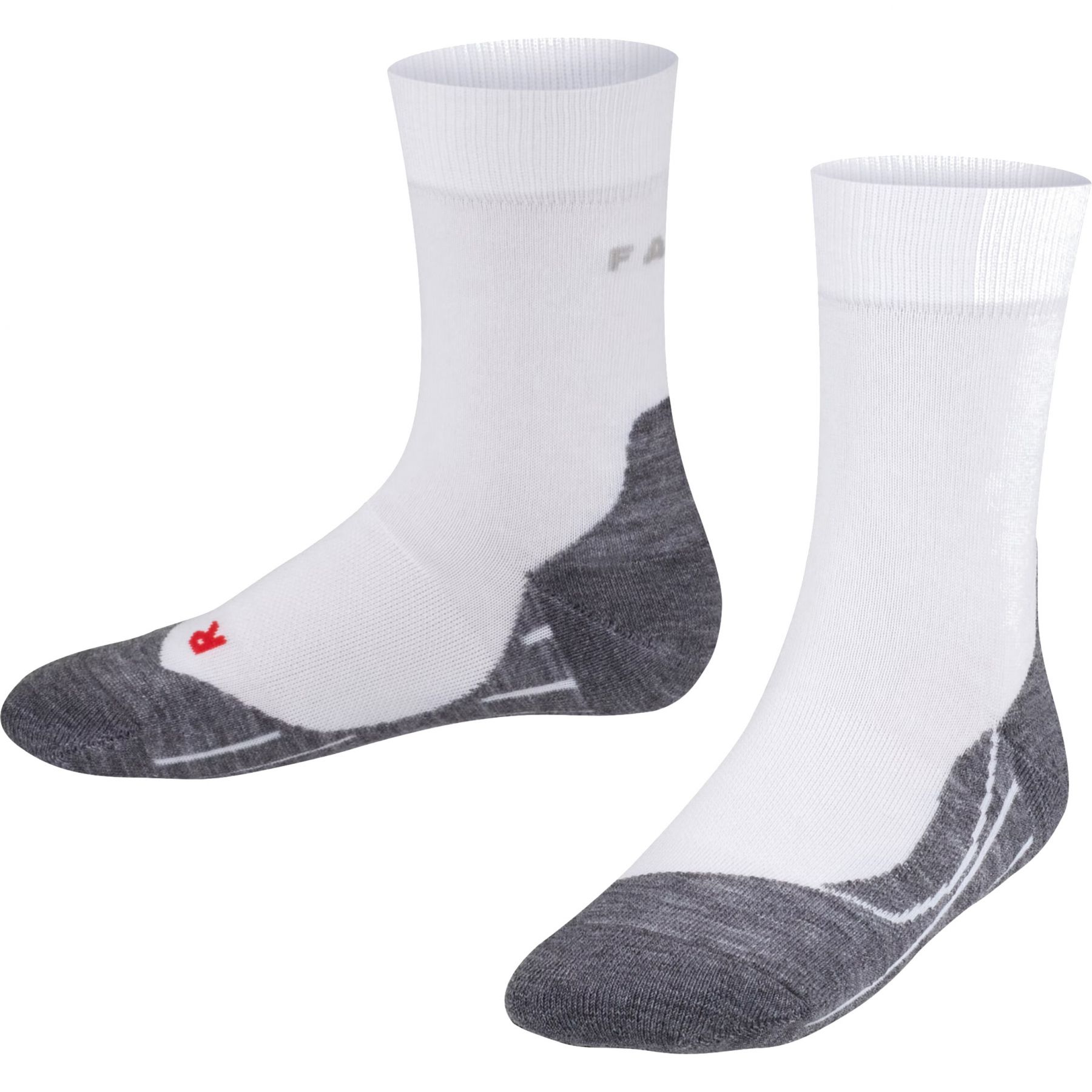 Falke RU4, calcetines de running, junior, blanco