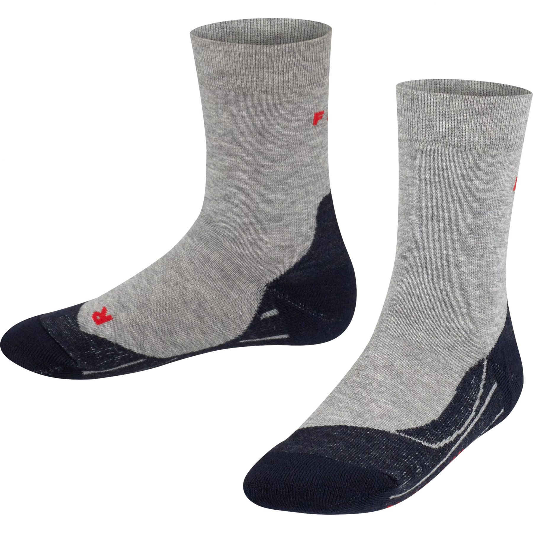 Falke RU4, calcetines de running, junior, gris claro