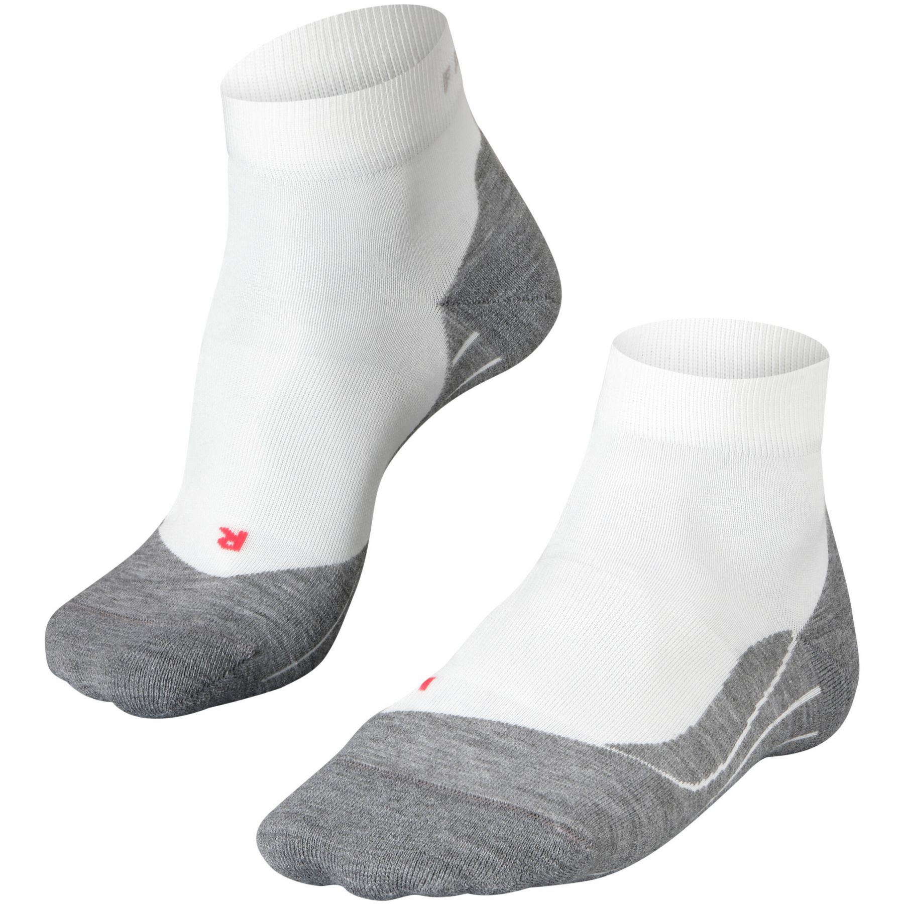 Falke RU4 Endurance Short, calcetines de running, mujer, blanco