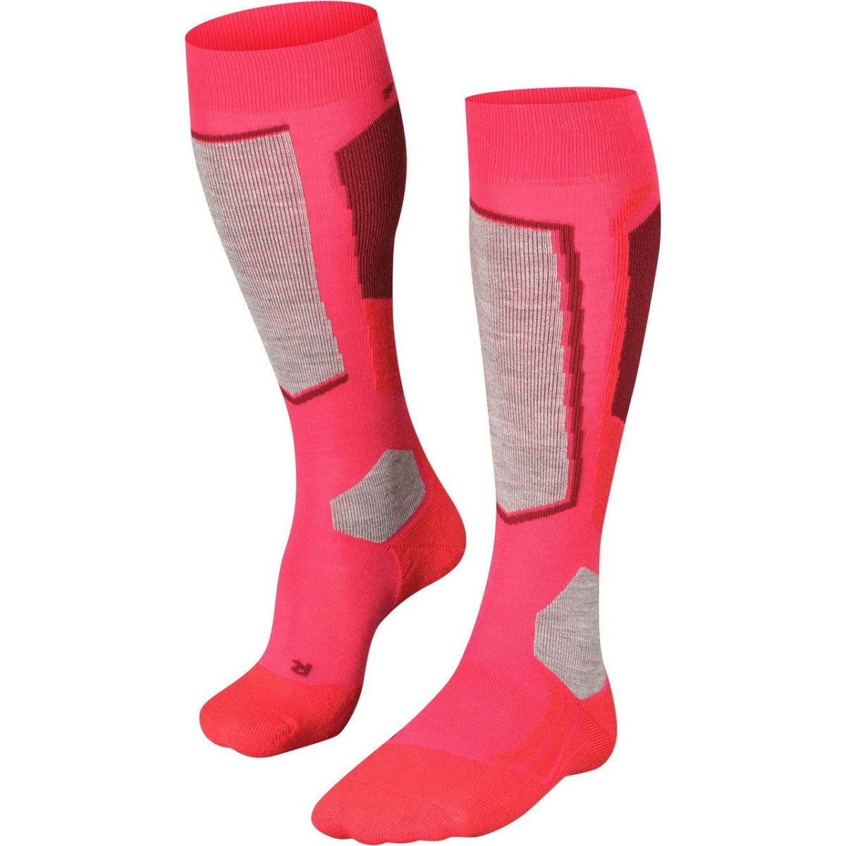 SK2 calcetines de esquí, las mujeres, de color rosa