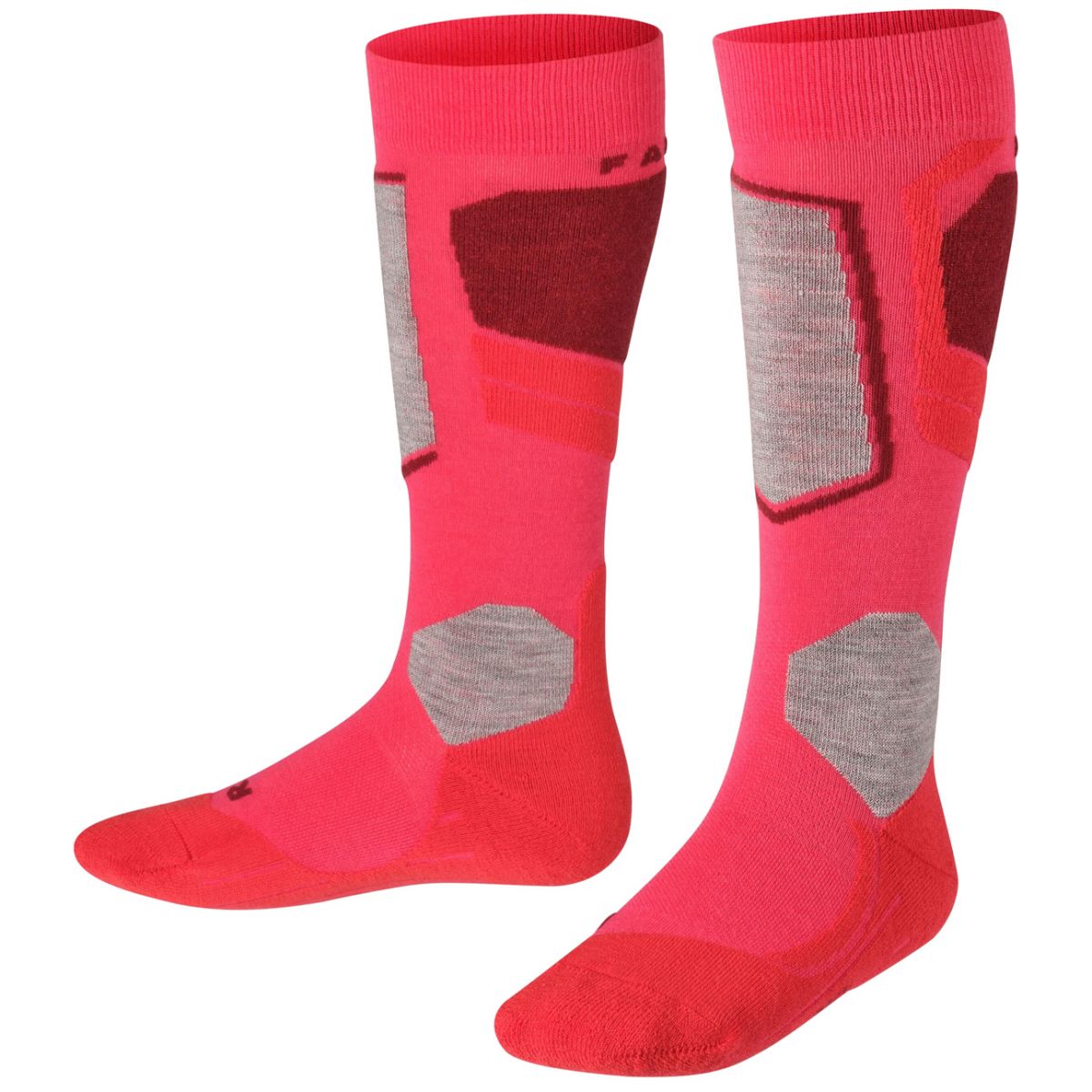 Falke SK4, calcetines de esquí, niños, rosa