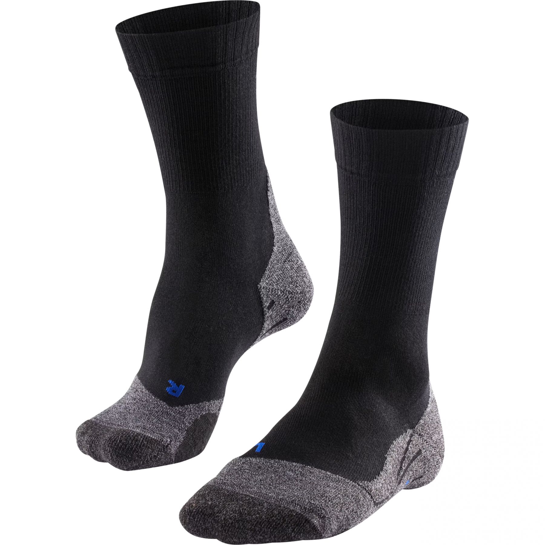 Falke TK2 Explore Cool calcetines de senderismo, mujer, negro