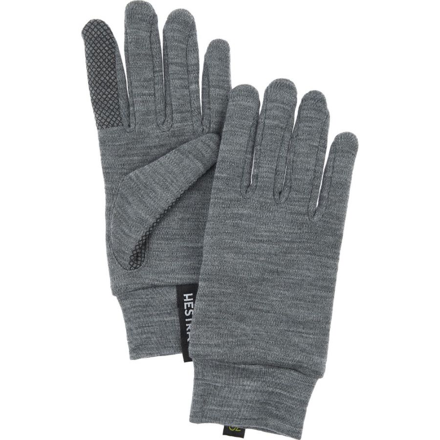 Forro Hestra Merino Touch Point, gris