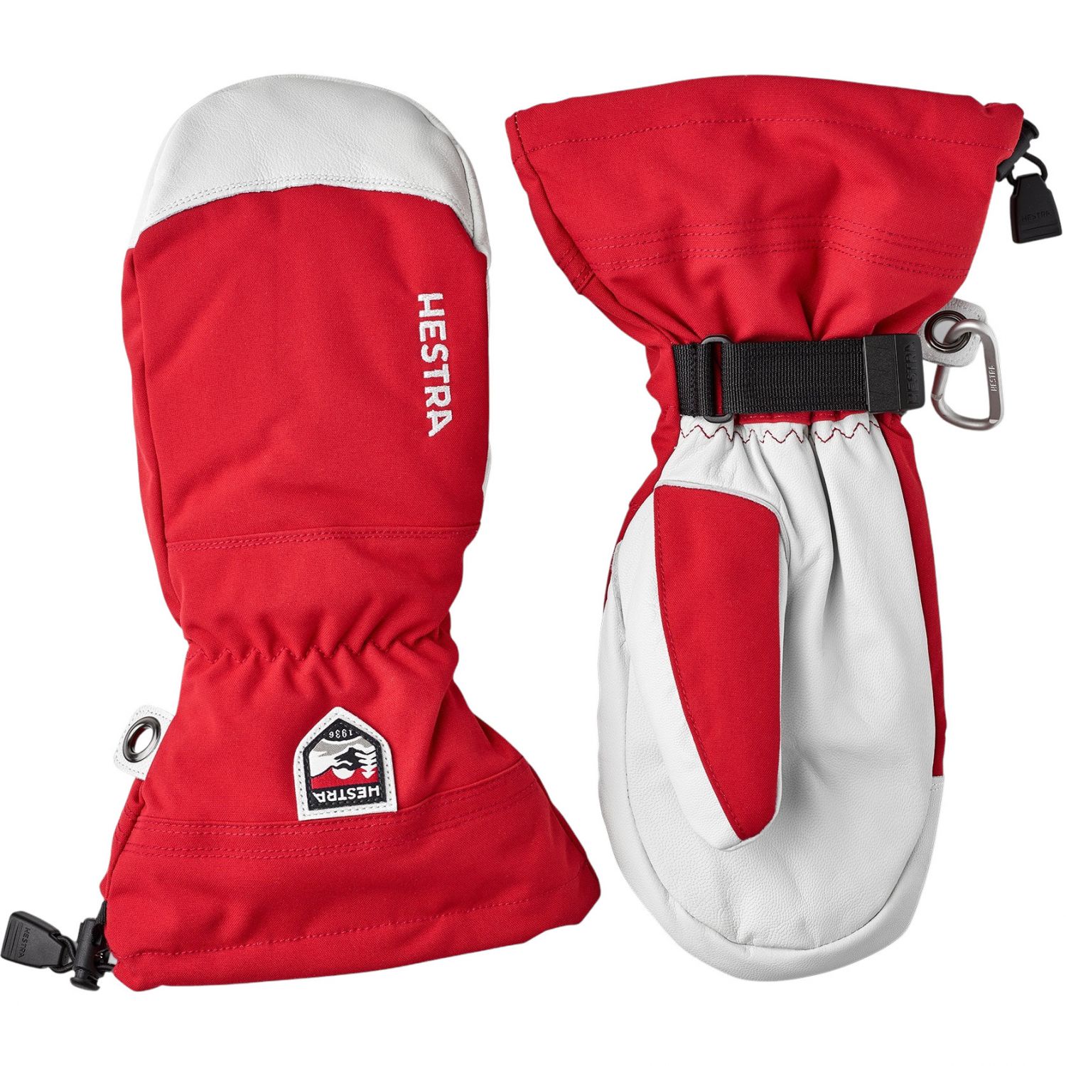 Funda de esquí Hestra Army Leather Heli Ski, roja