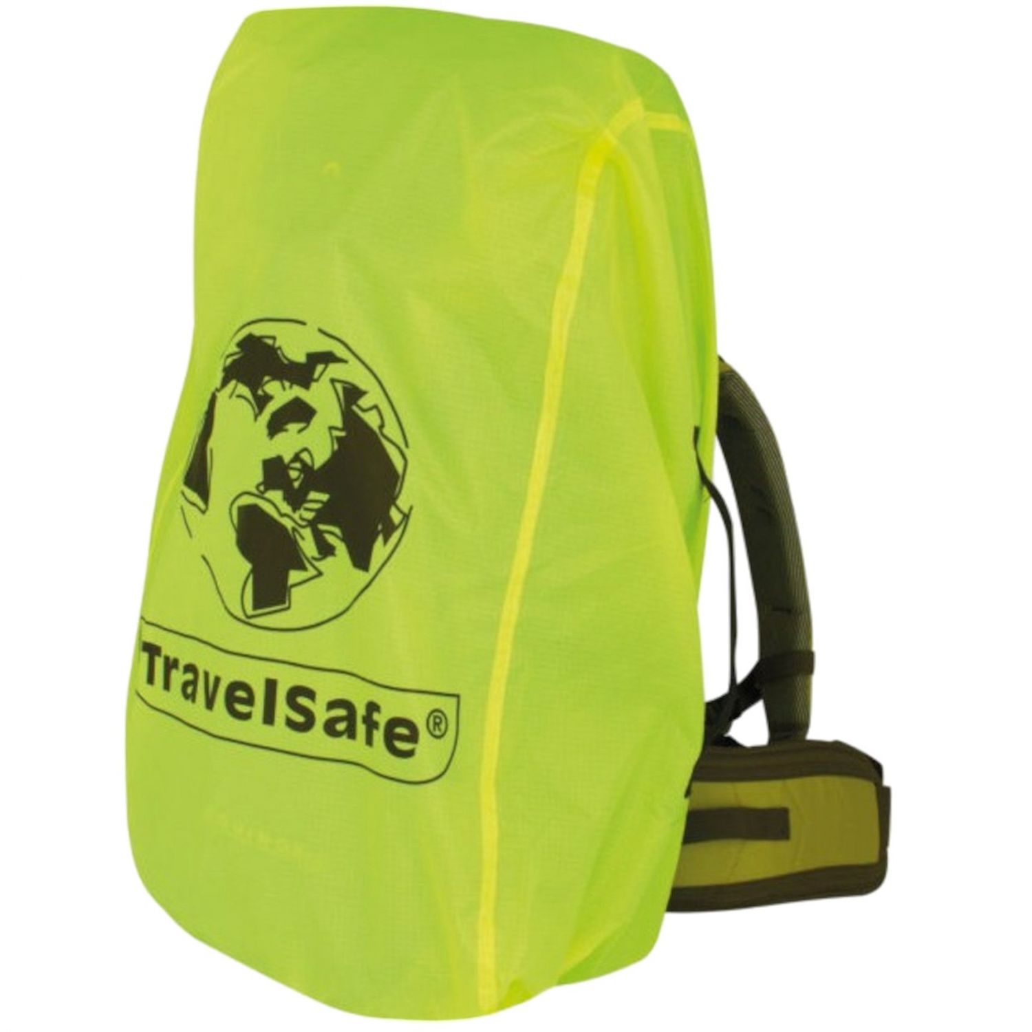 Funda para lluvia/vuelo TravelSafe L, amarillo