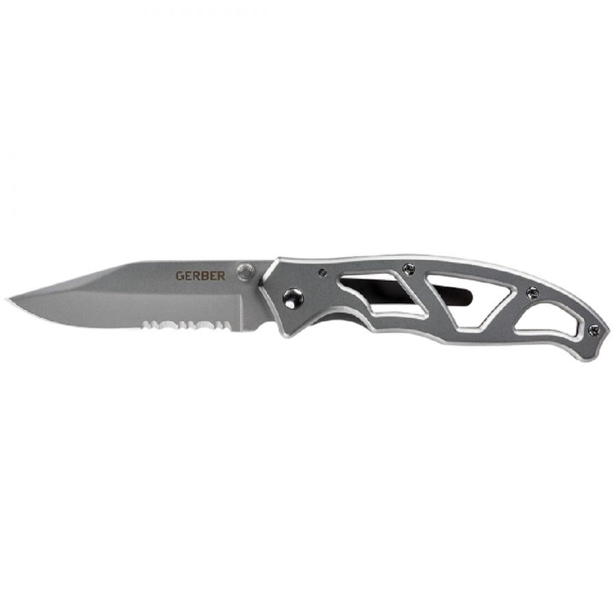 Gerber Paraframe I, navaja de bolsillo, plata
