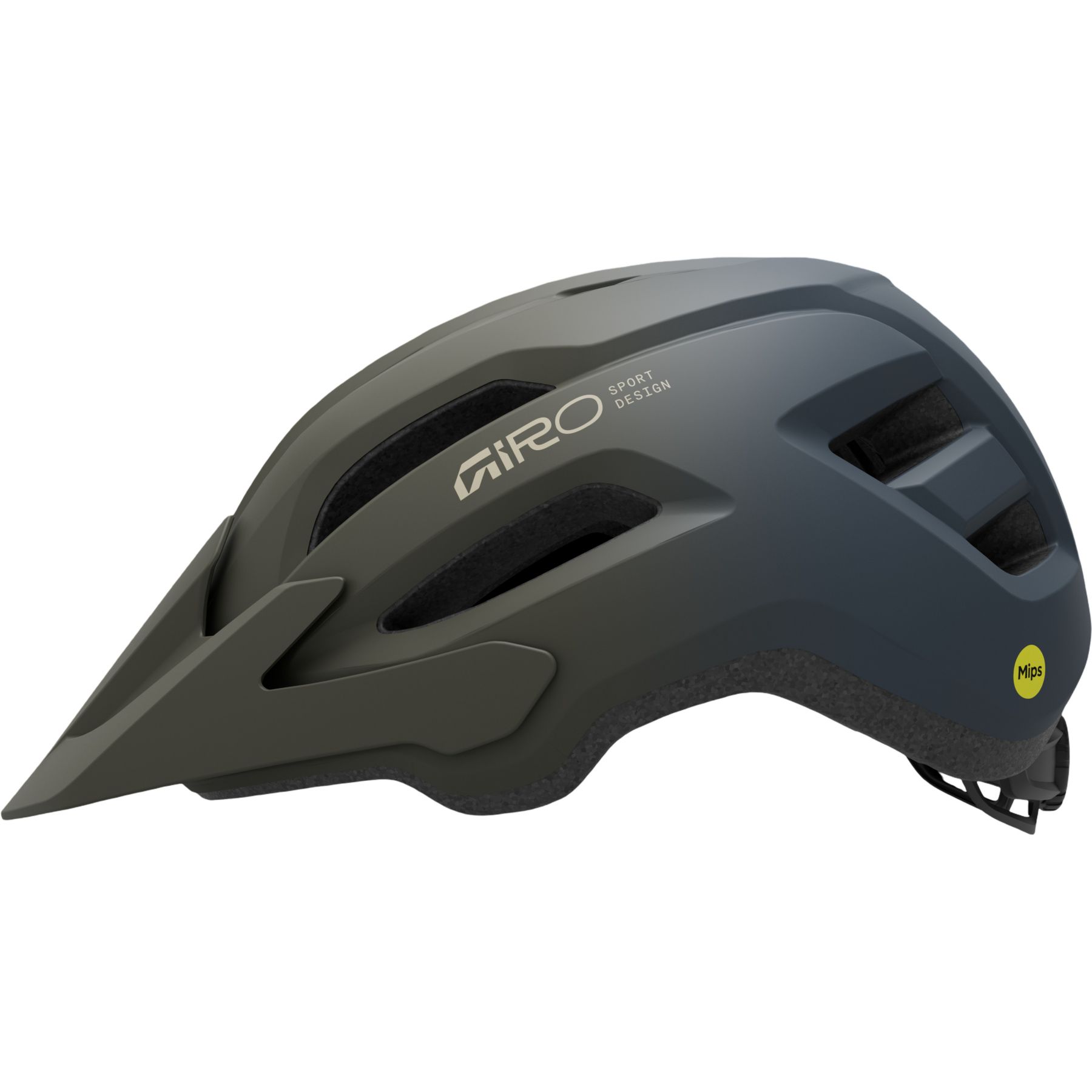 Giro Fixture Mips II, casco de bicicleta, junior, verde