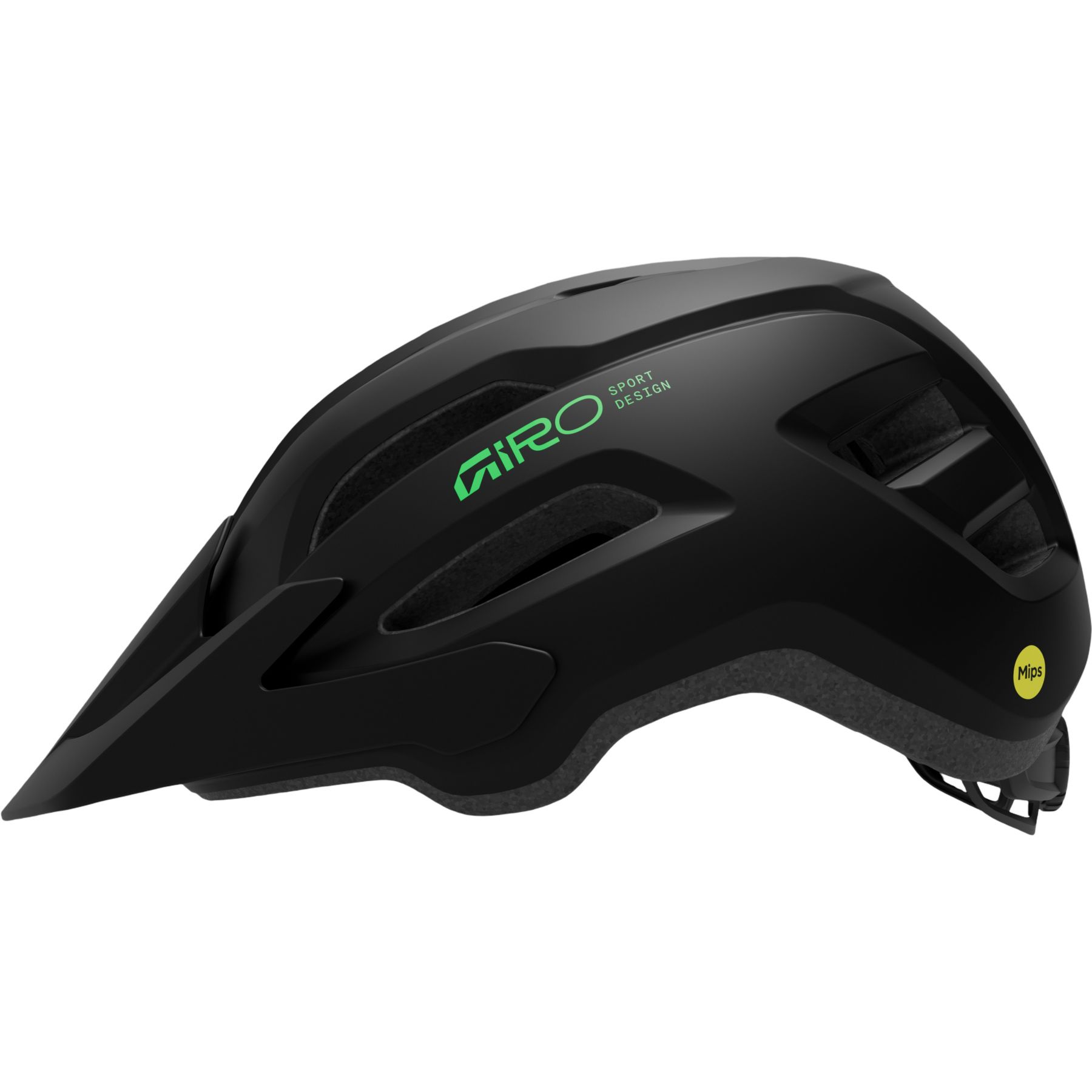 Giro Fixture Mips II, casco de bicicleta, juvenil, negro