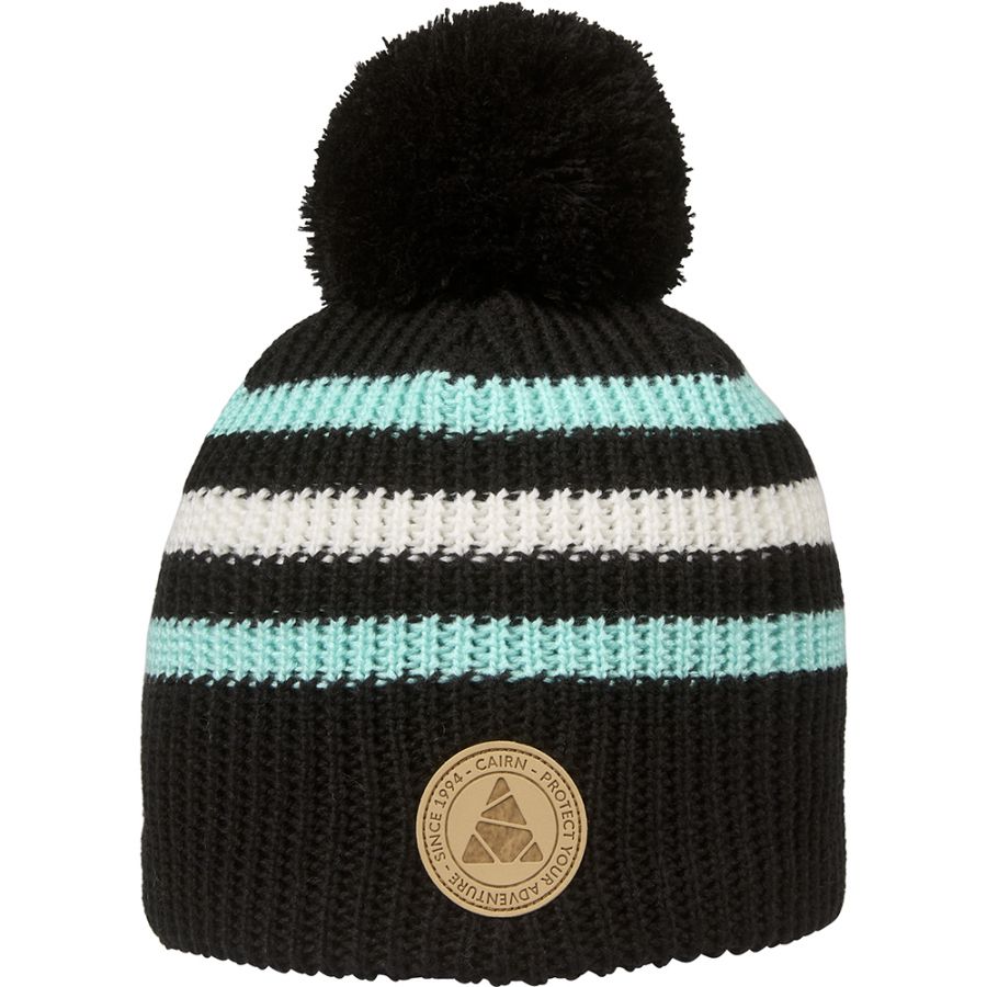 Gorro Cairn Mona, junior, negro/azul