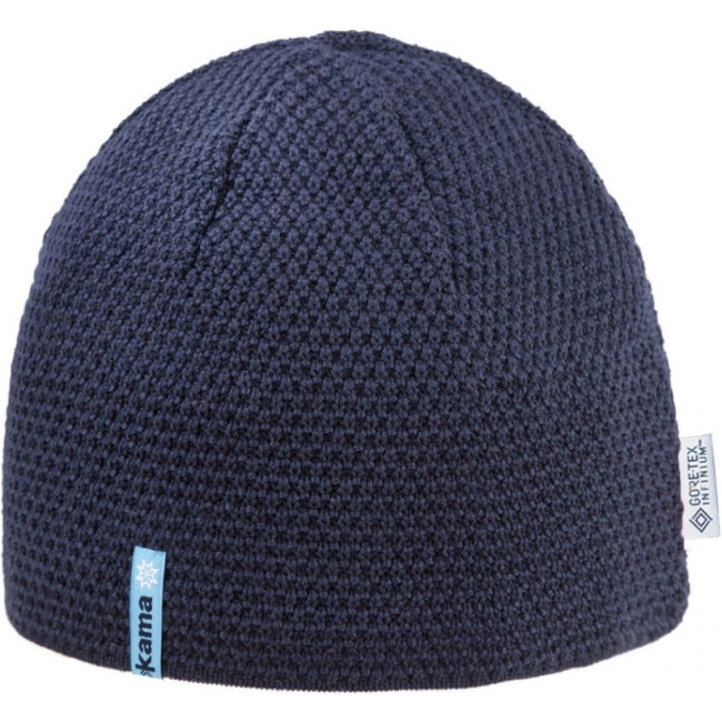 Gorro de punto Kama, Gore Windstopper, azul marino