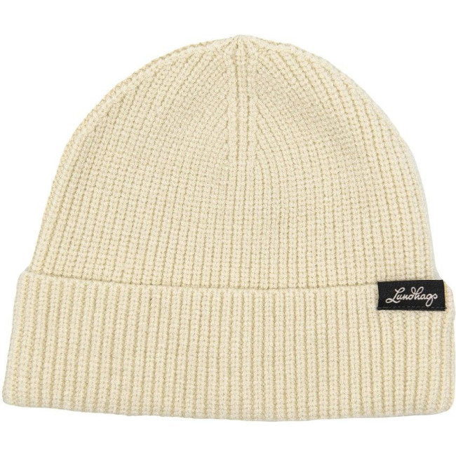 Gorro Lundhags Core Ribbed, blanco