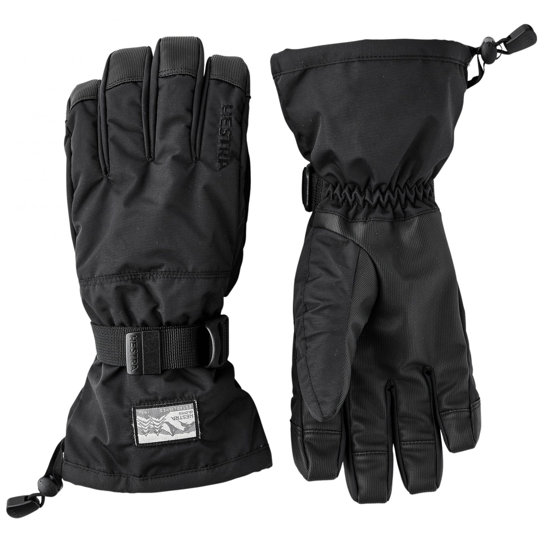 Guantes de esquí Hestra Gauntlet Sr., negros