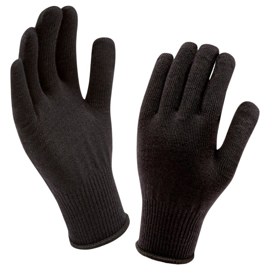 Guantes Sealskinz Solo Merino, guantes, negro